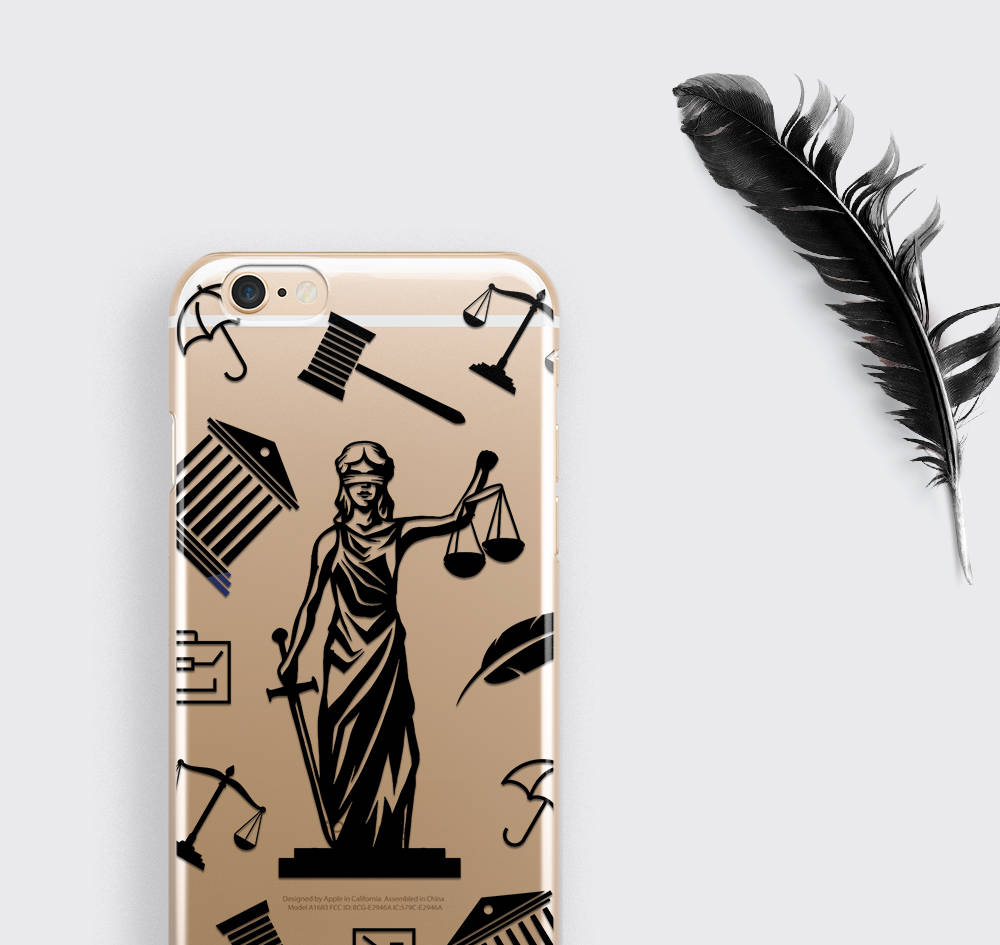 Justice-Themed iPhone Case 
