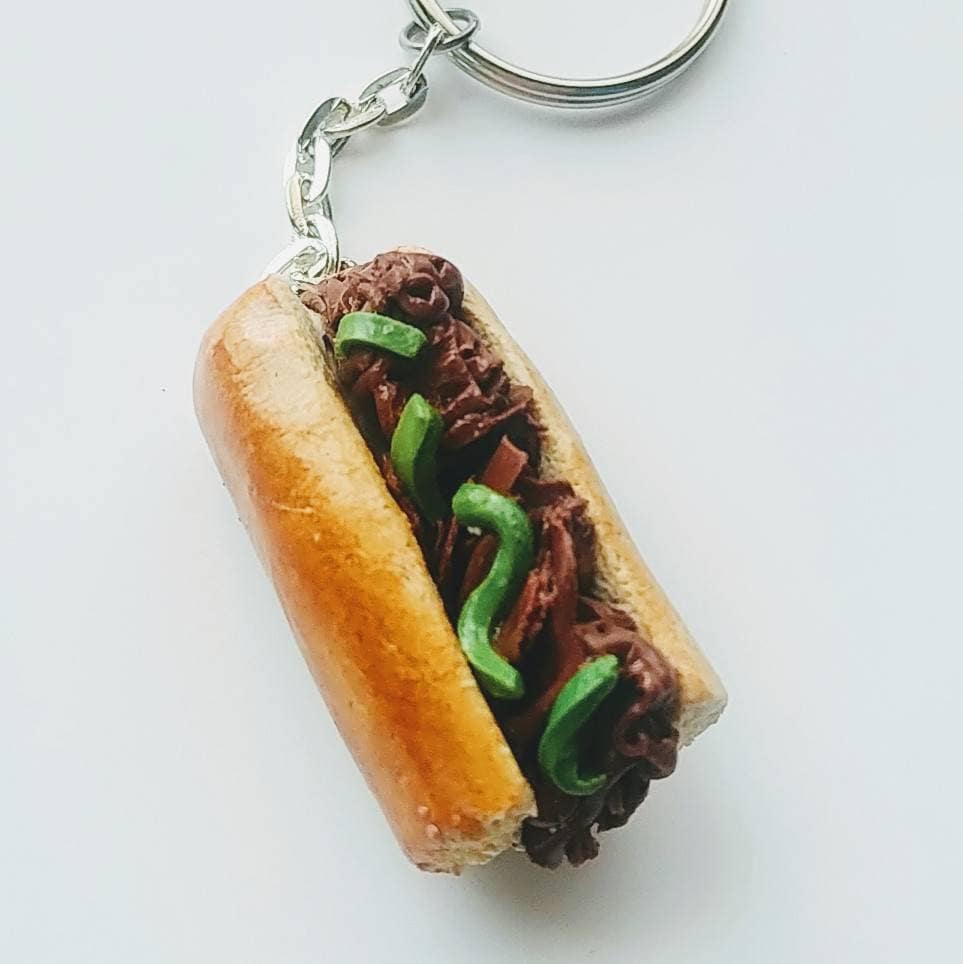 Realistic Mini Food Keychain