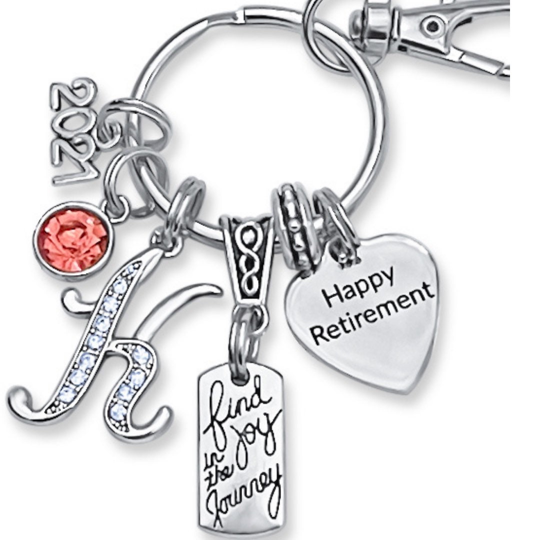 Personalized Keychain for The Retired Teacher 