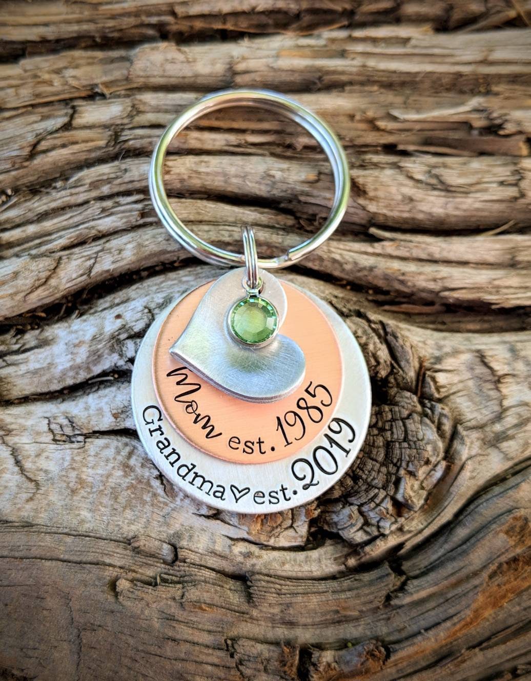 Personalized Keychain for the Brand New Grandmother