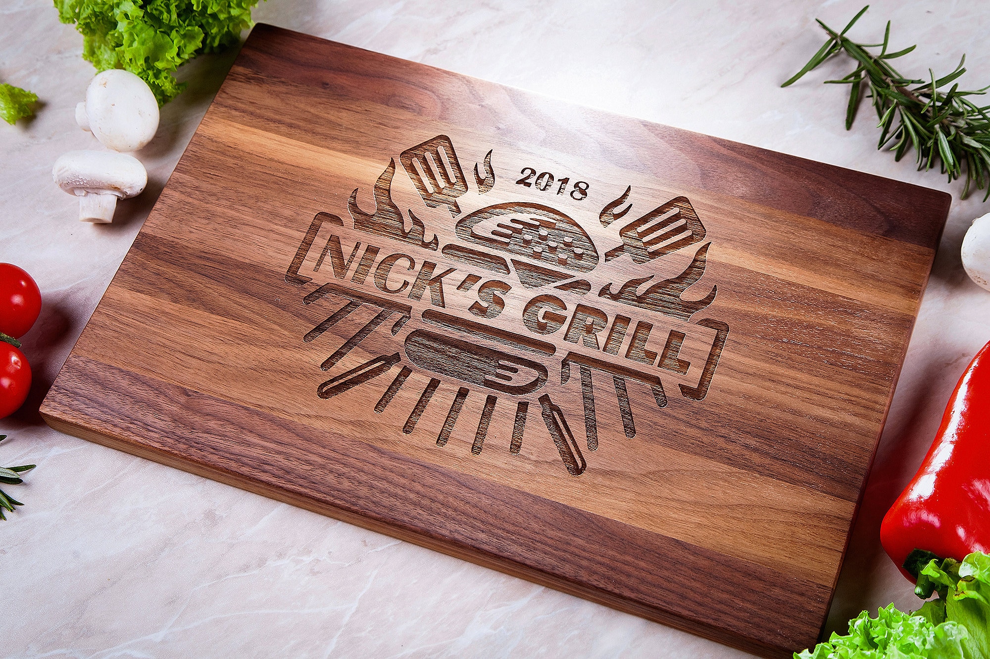 Personalized Cutting Board for the Expert Griller