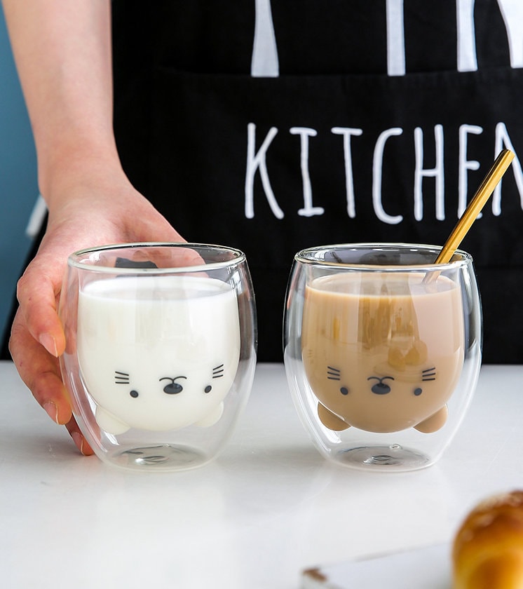 Double Walled Cat Glass