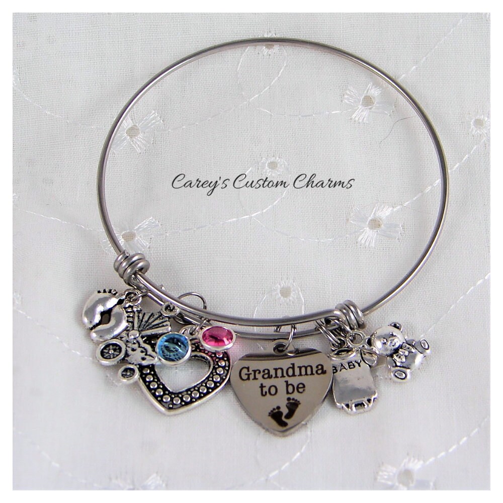 Custom Bracelet for the Grandmother-To-Be