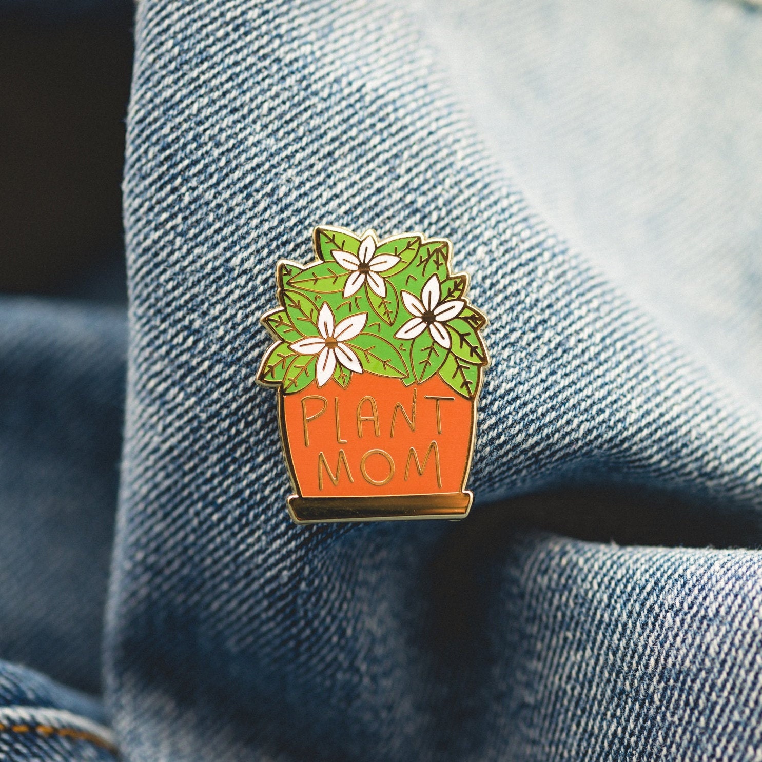 Small but Meaningful Plant Mom Enamel Pin