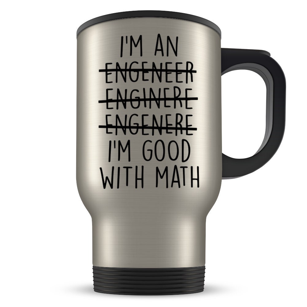Playful Mechanical Engineer Travel Mug