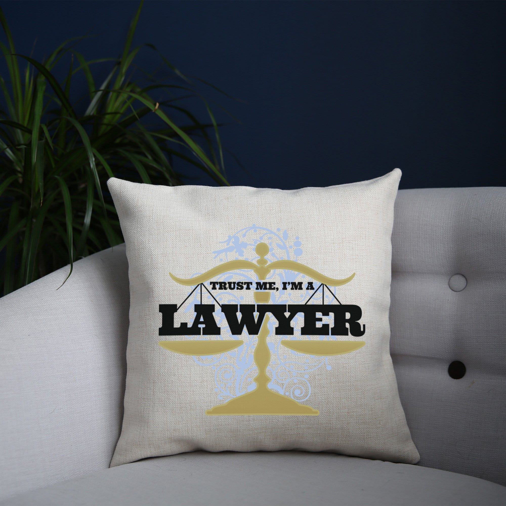 “Trust Me, I’m a Lawyer” Linen Pillowcase 