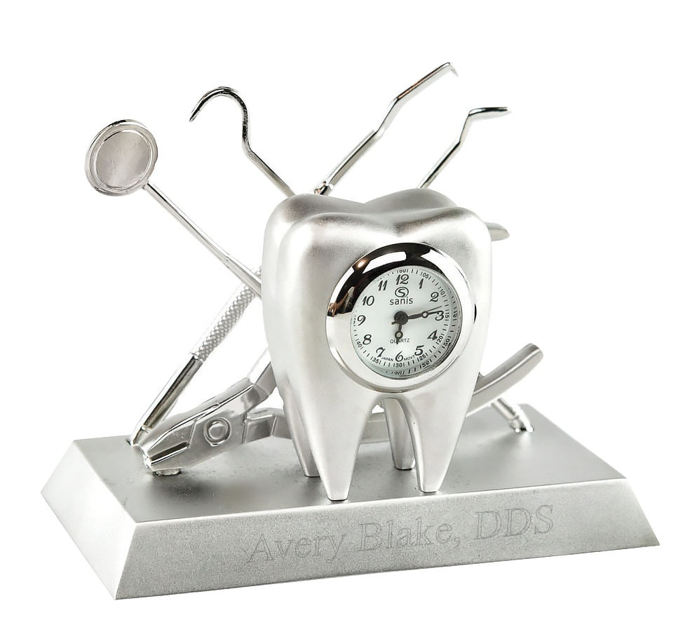 Professional Dentist Tools Clock 