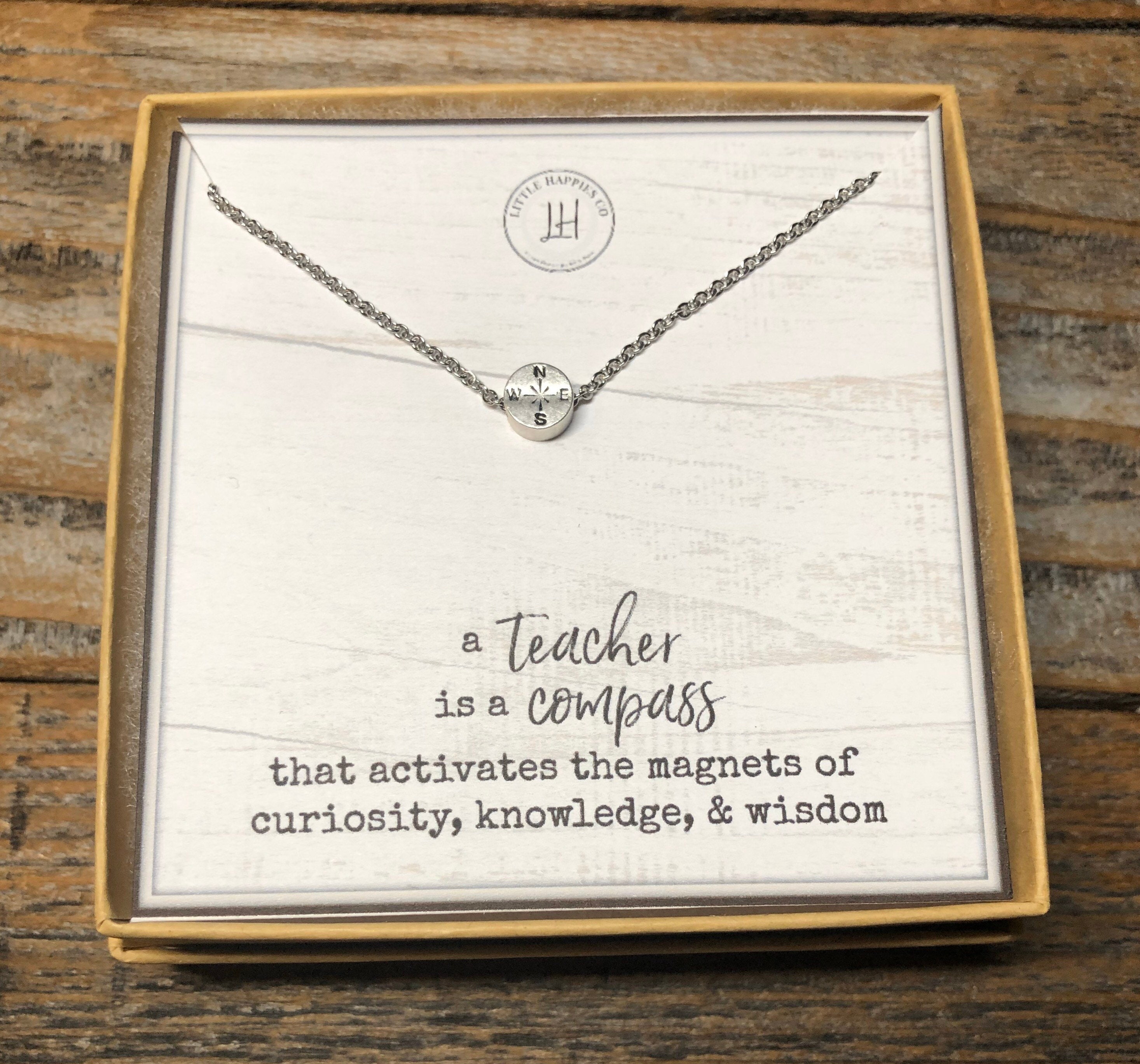 Motivational Quote Silver Necklace