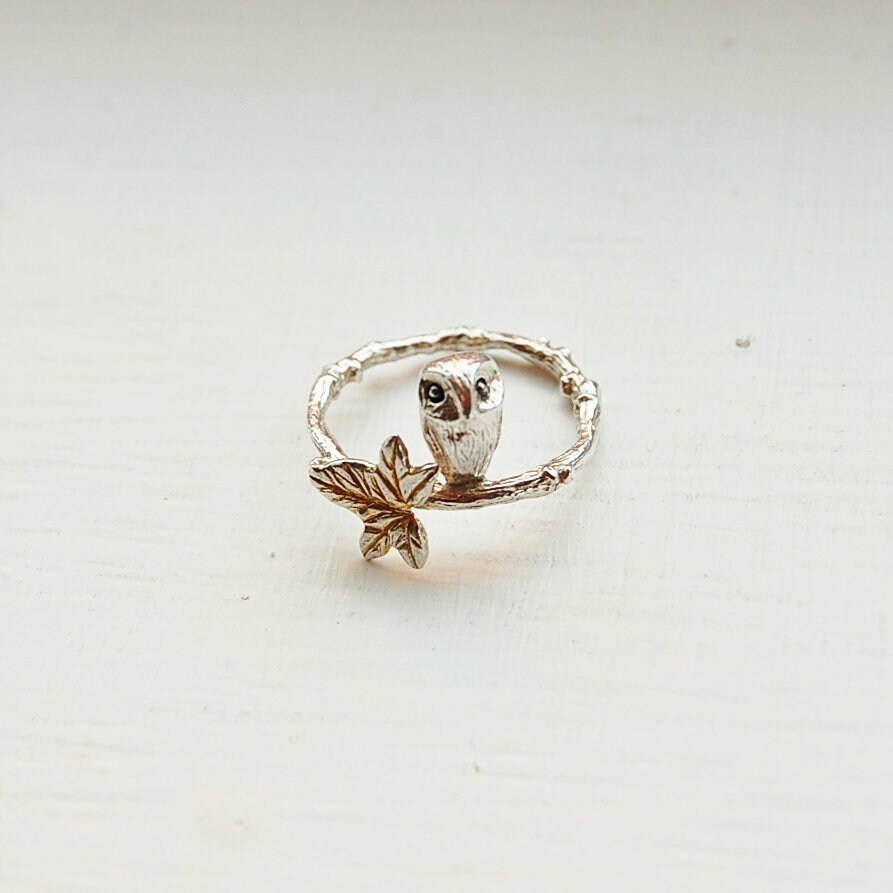 Wonderful, Intricate, Stylish Owl Ring
