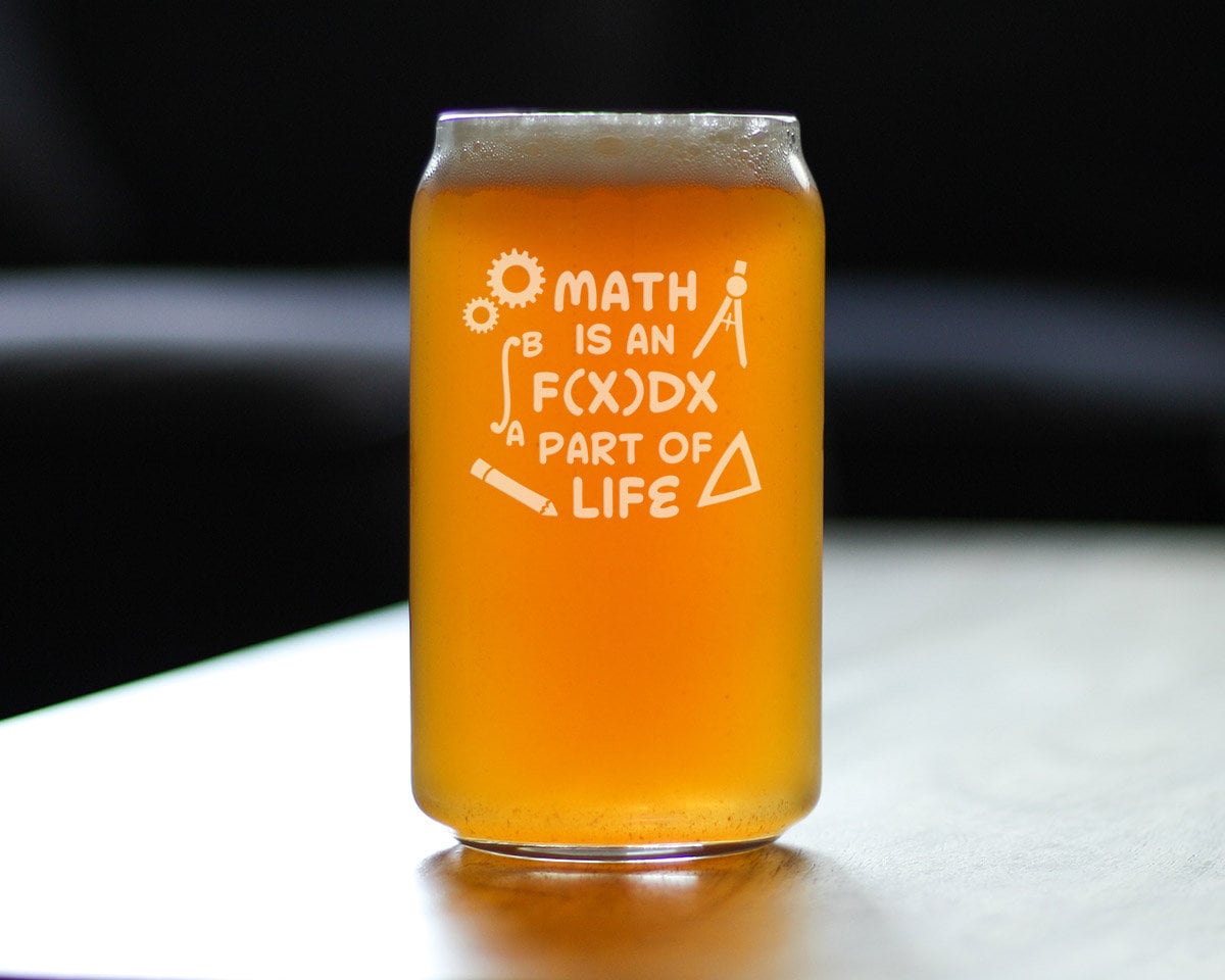 Eye-Catching Beer Glass for a Booze-Loving Mathematician