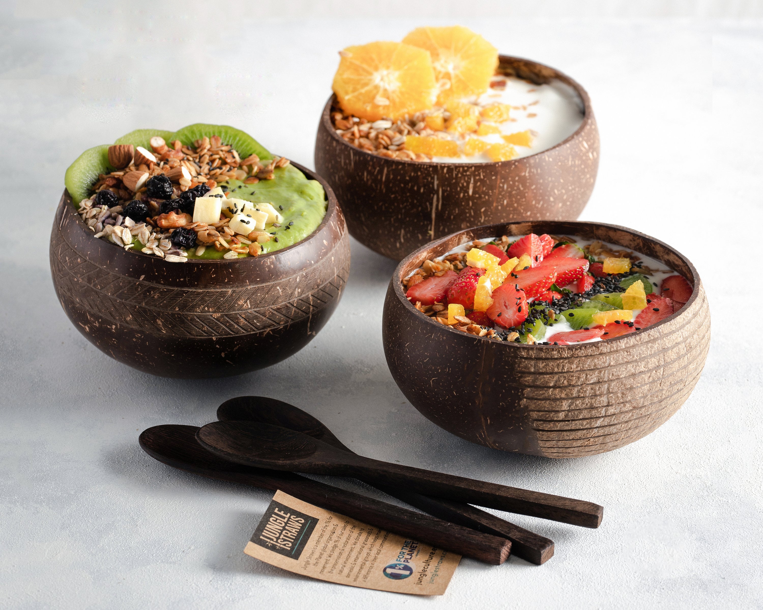 Beautifully Crafted Coconut Bowls 