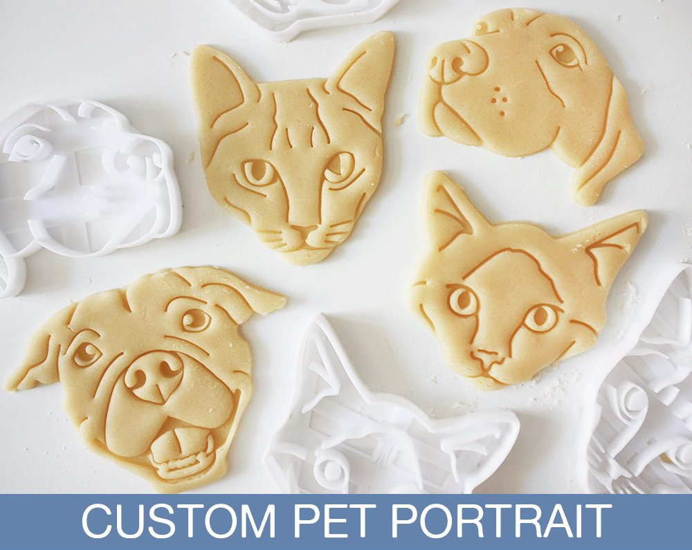 Adorable Custom Pet Cookie Cutters