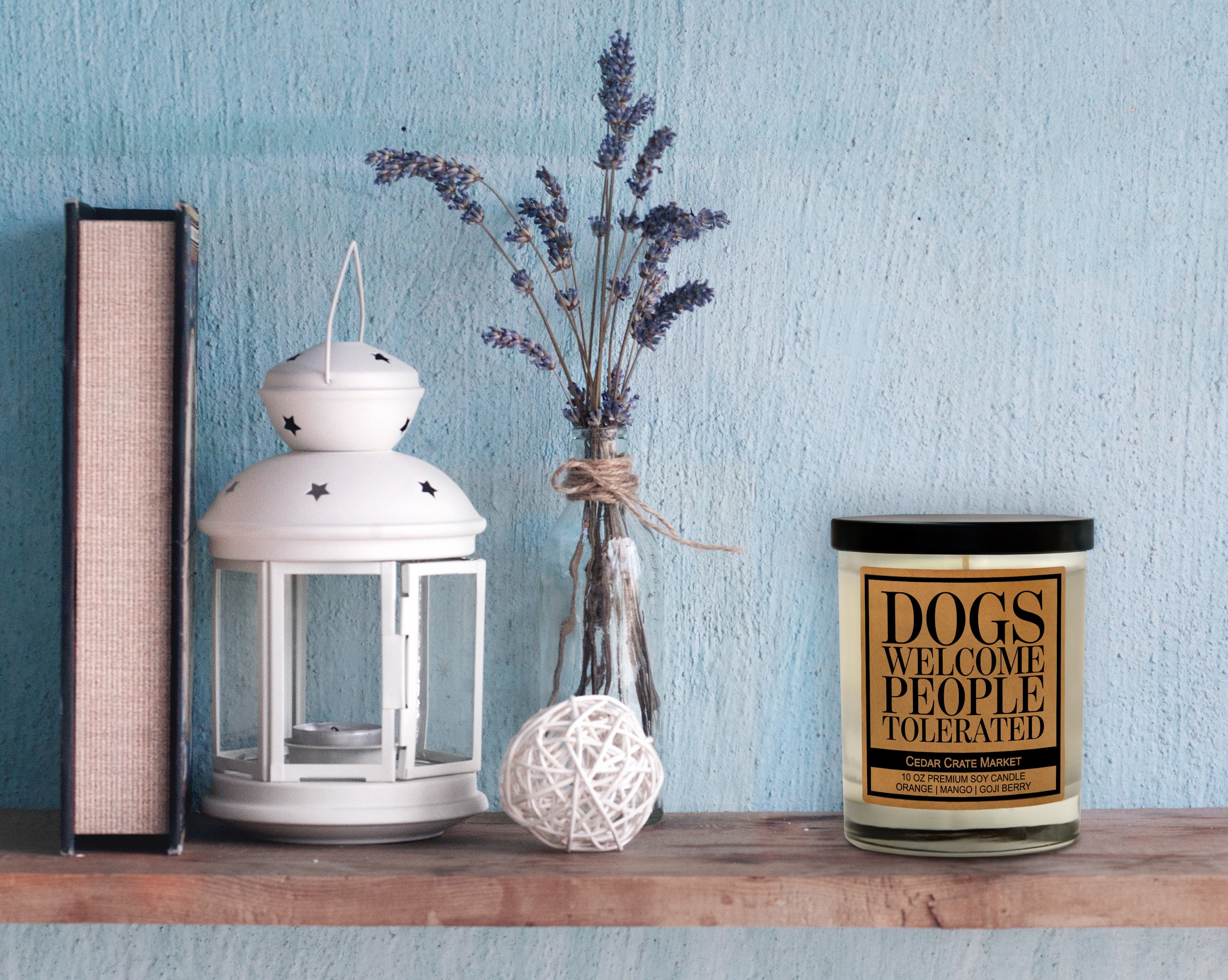 Handmade Soothing Dog-Inspired Scented Candles 