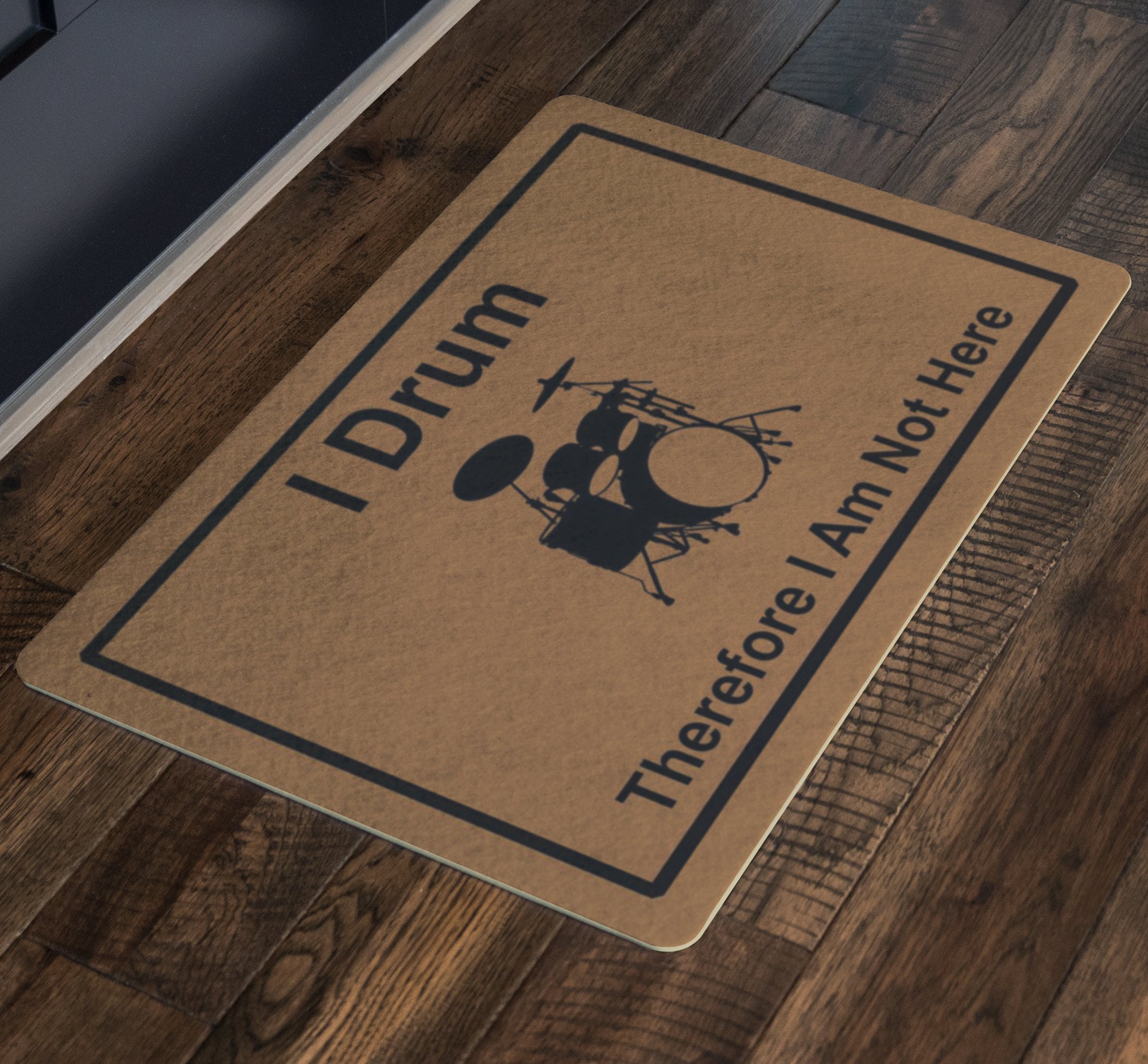 Welcome Mat for a Cozy Drummer Home