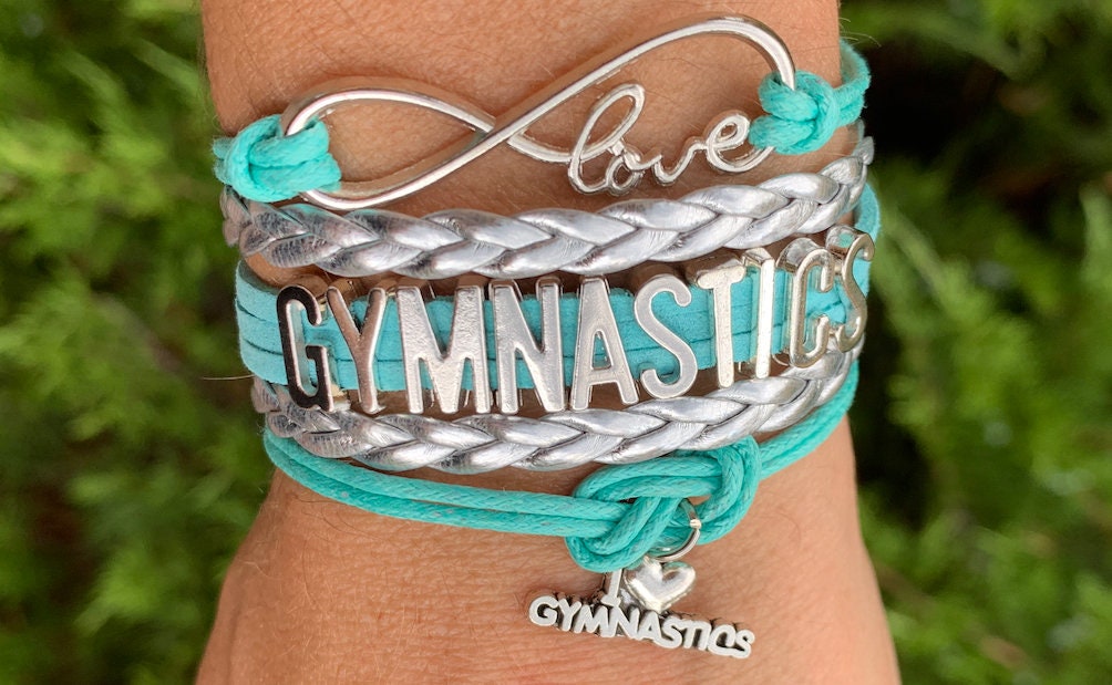 Beautiful Multilayered Gymnastics Charm Bracelet 