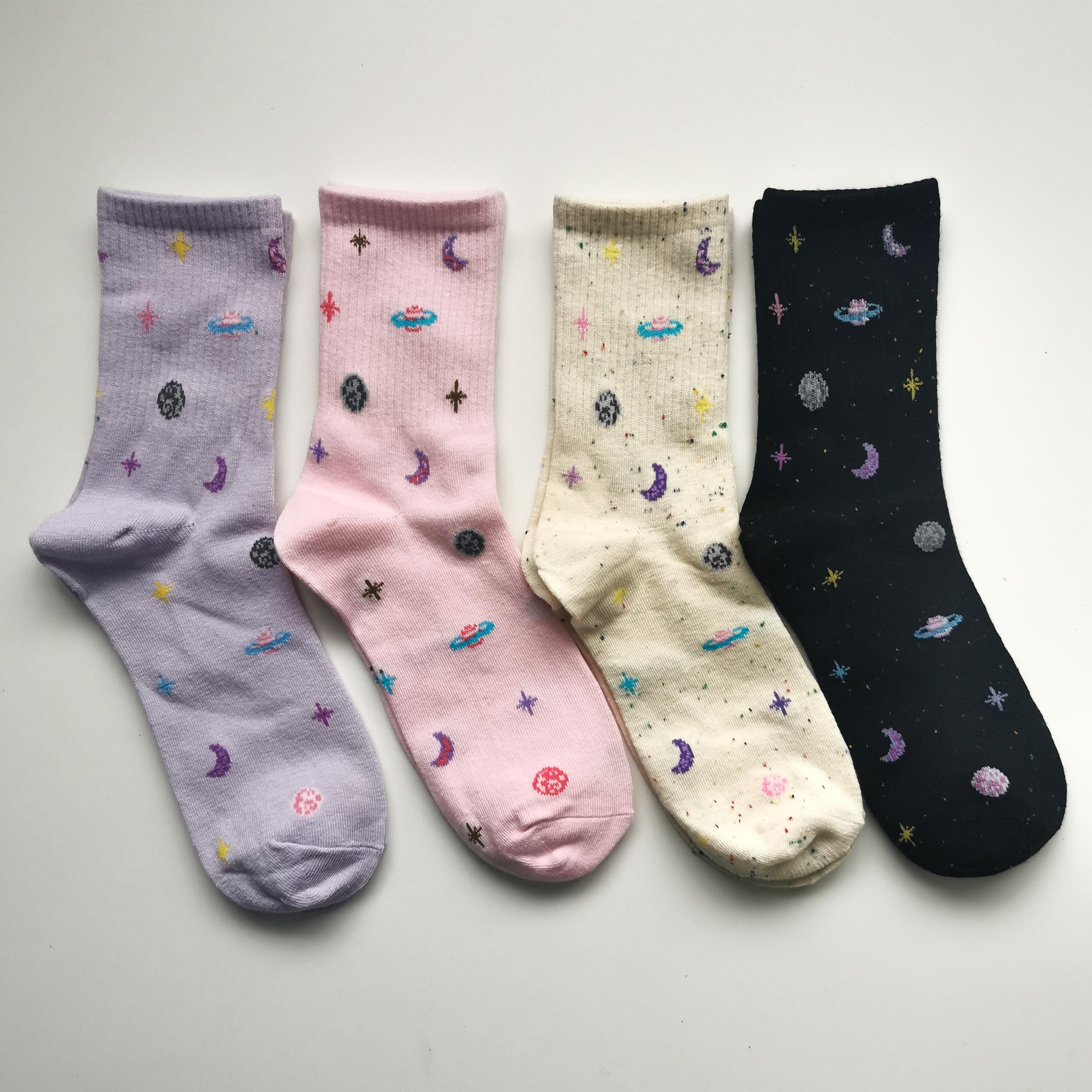 Lovely Space Socks 