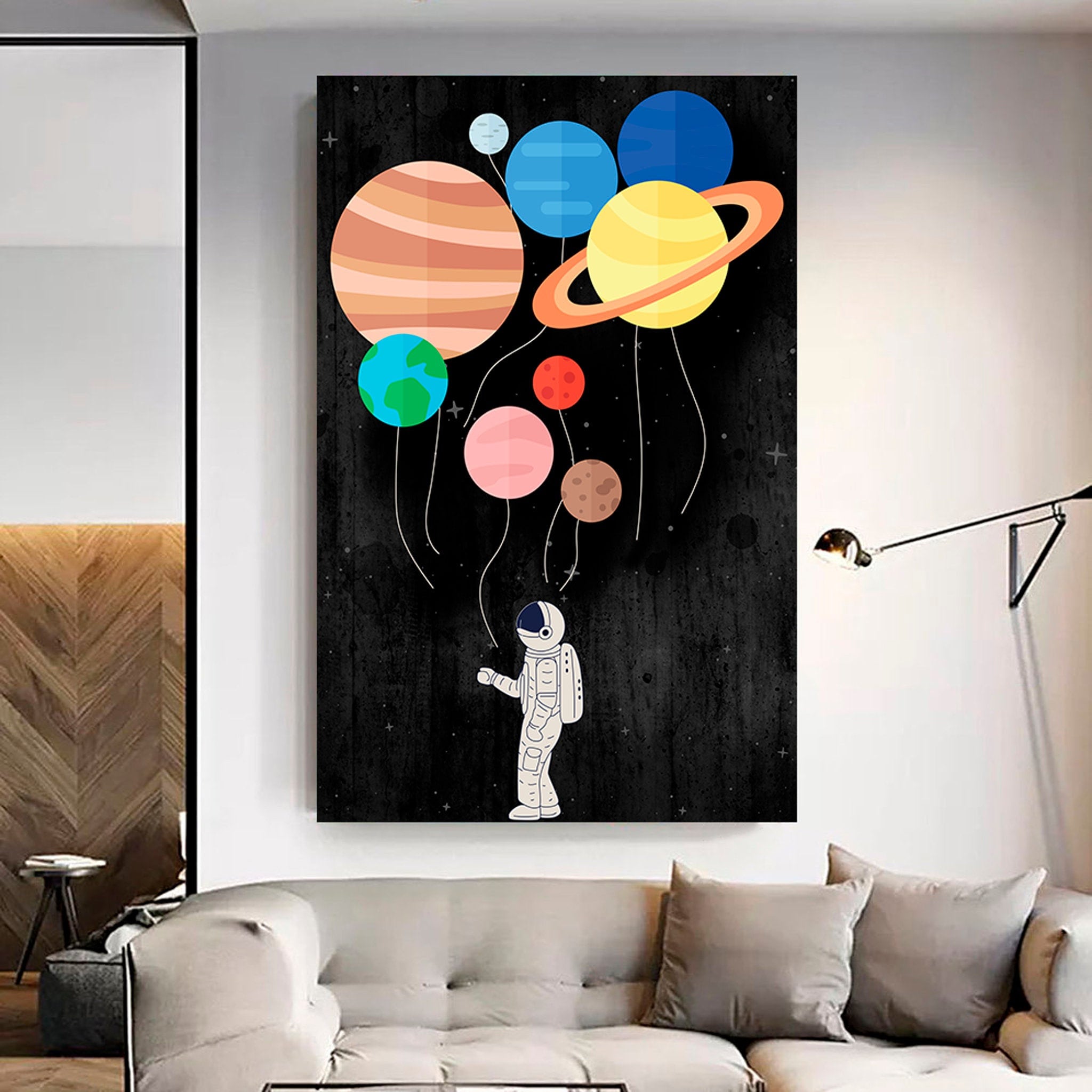 Stunning Graphic Space Wall Art 