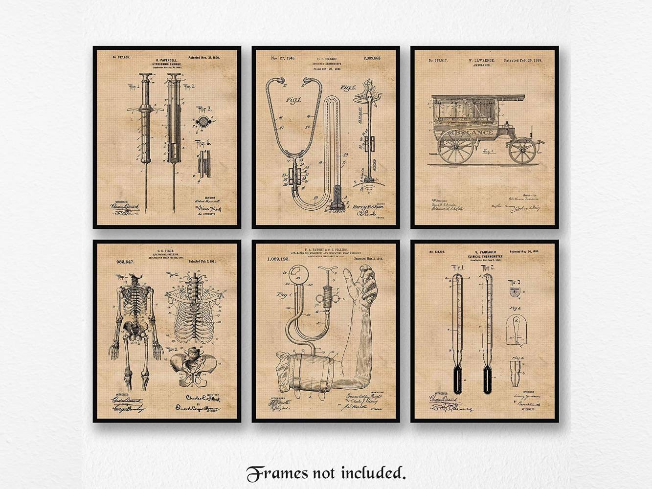 Impressive and Detailed Vintage Medical Artwork