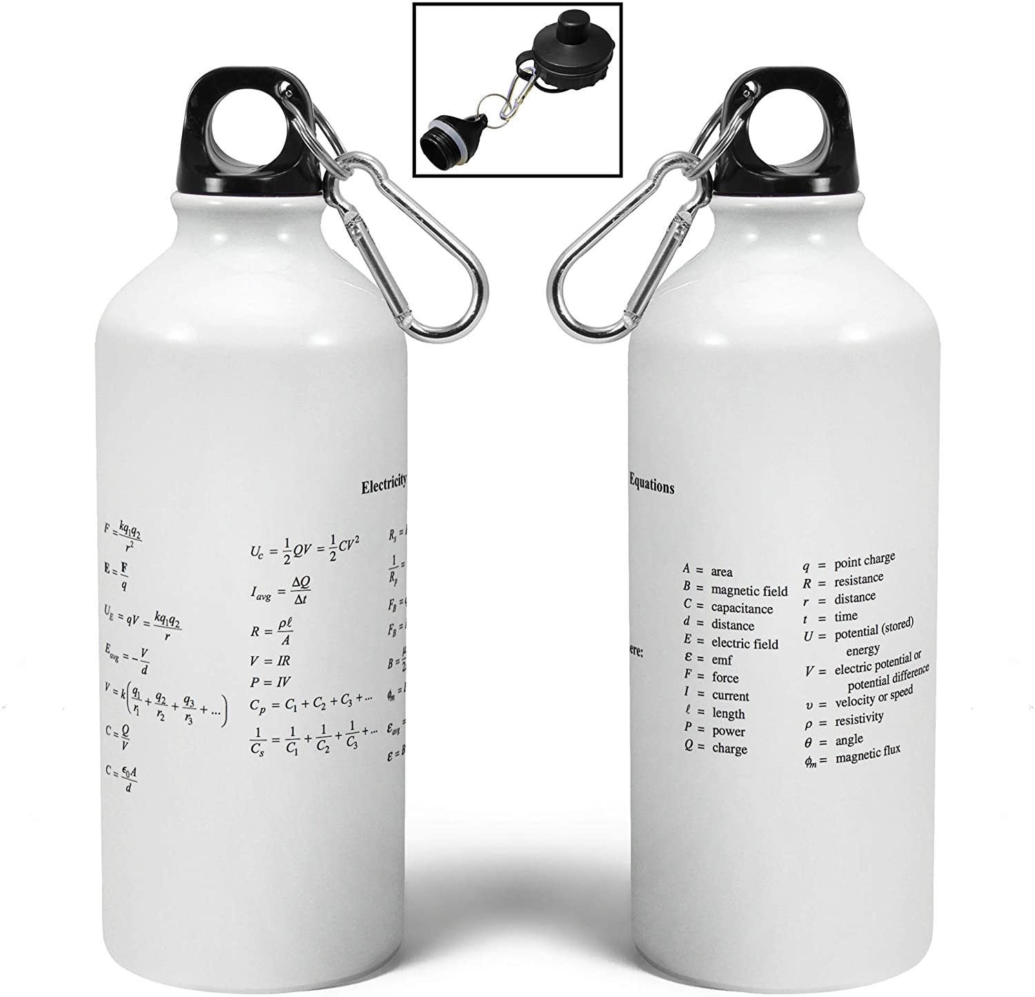 Aluminum Water Bottle for Math and Science Nerds