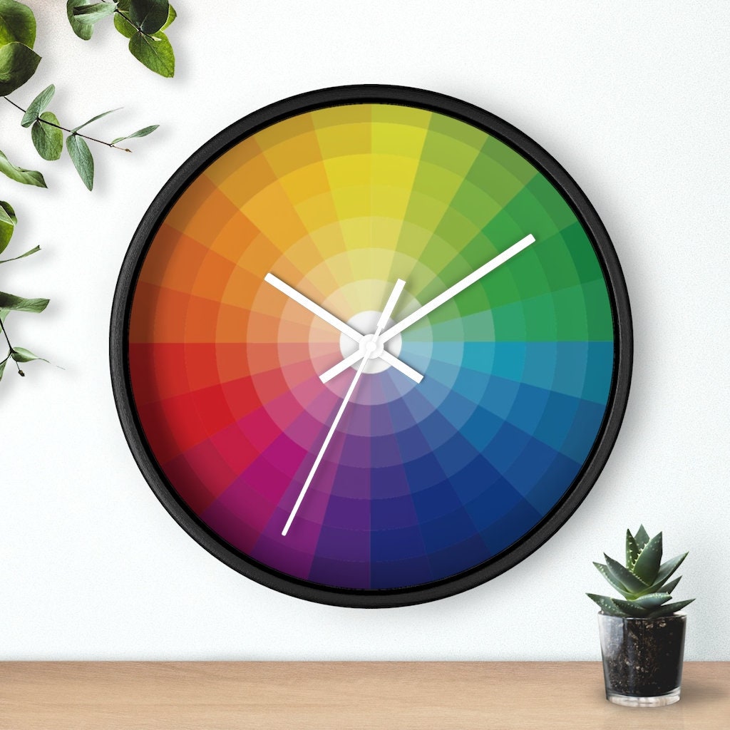 Quirky, Color Palette Wall Clock 