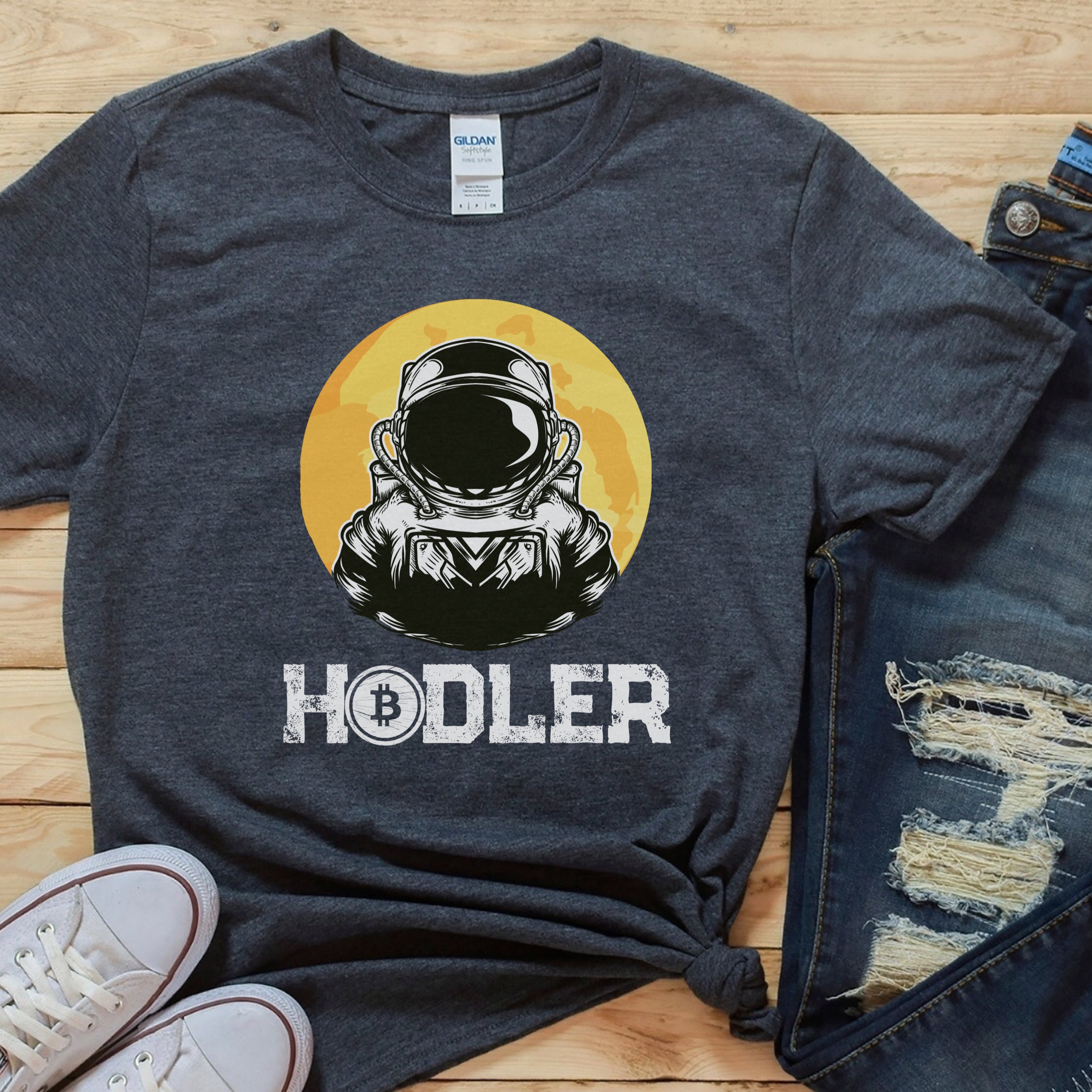 Stylish Funny Bitcoin Statement Shirt    