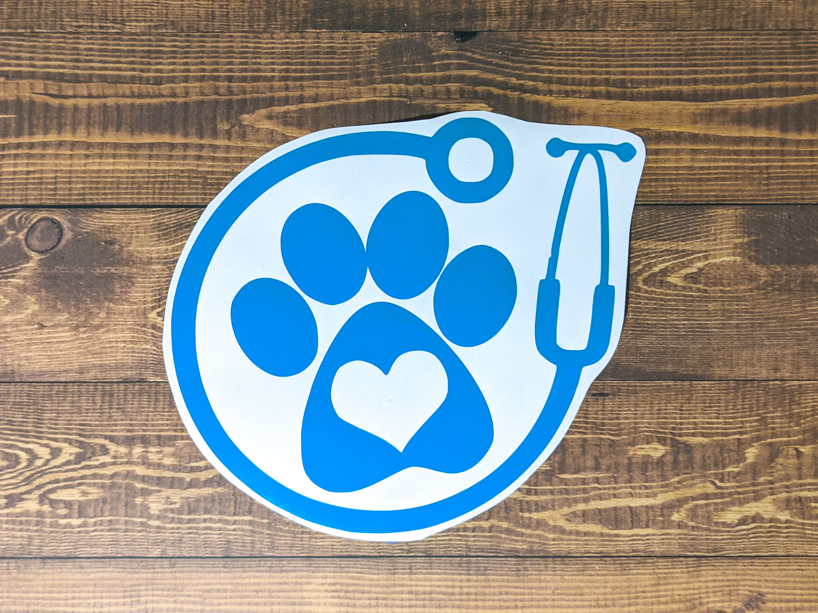 Lovely Vinyl Decal for Veterinary Medicine Professionals