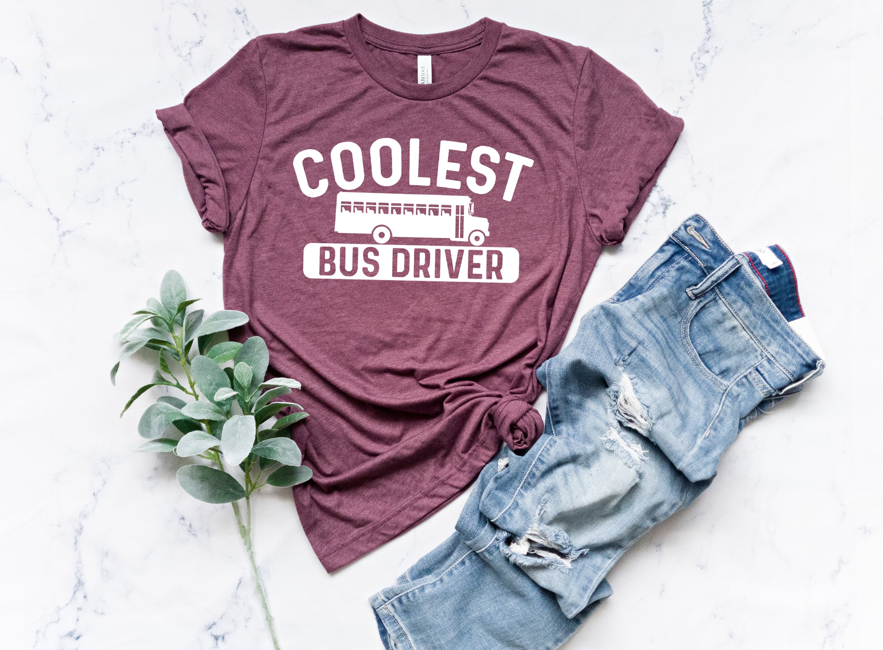 Comfy Tee for The Coolest Bus Driver 