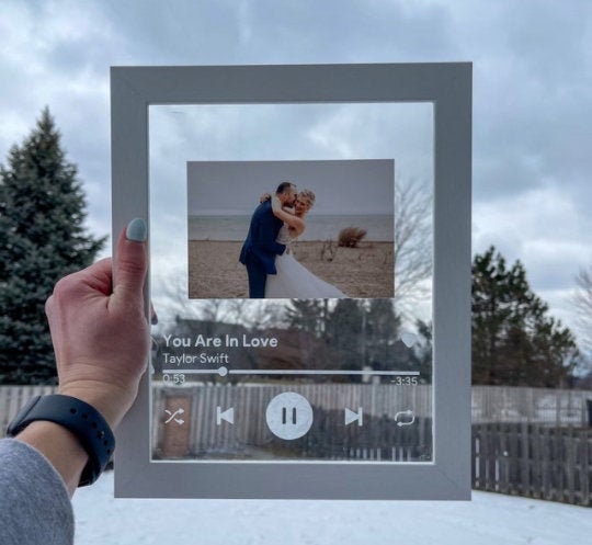 Personalized Glass Music Album Frame