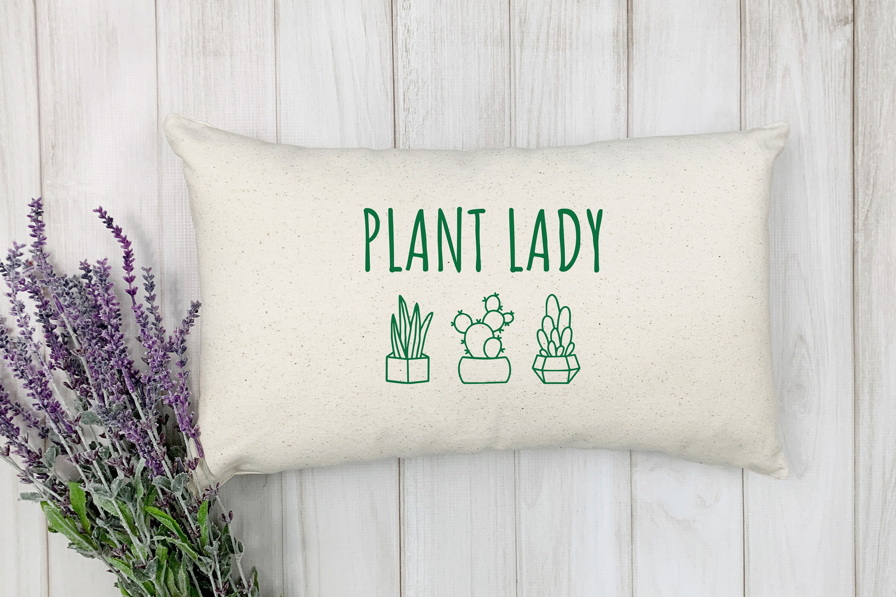“Plant Lady” Decorative Cushion Cover 