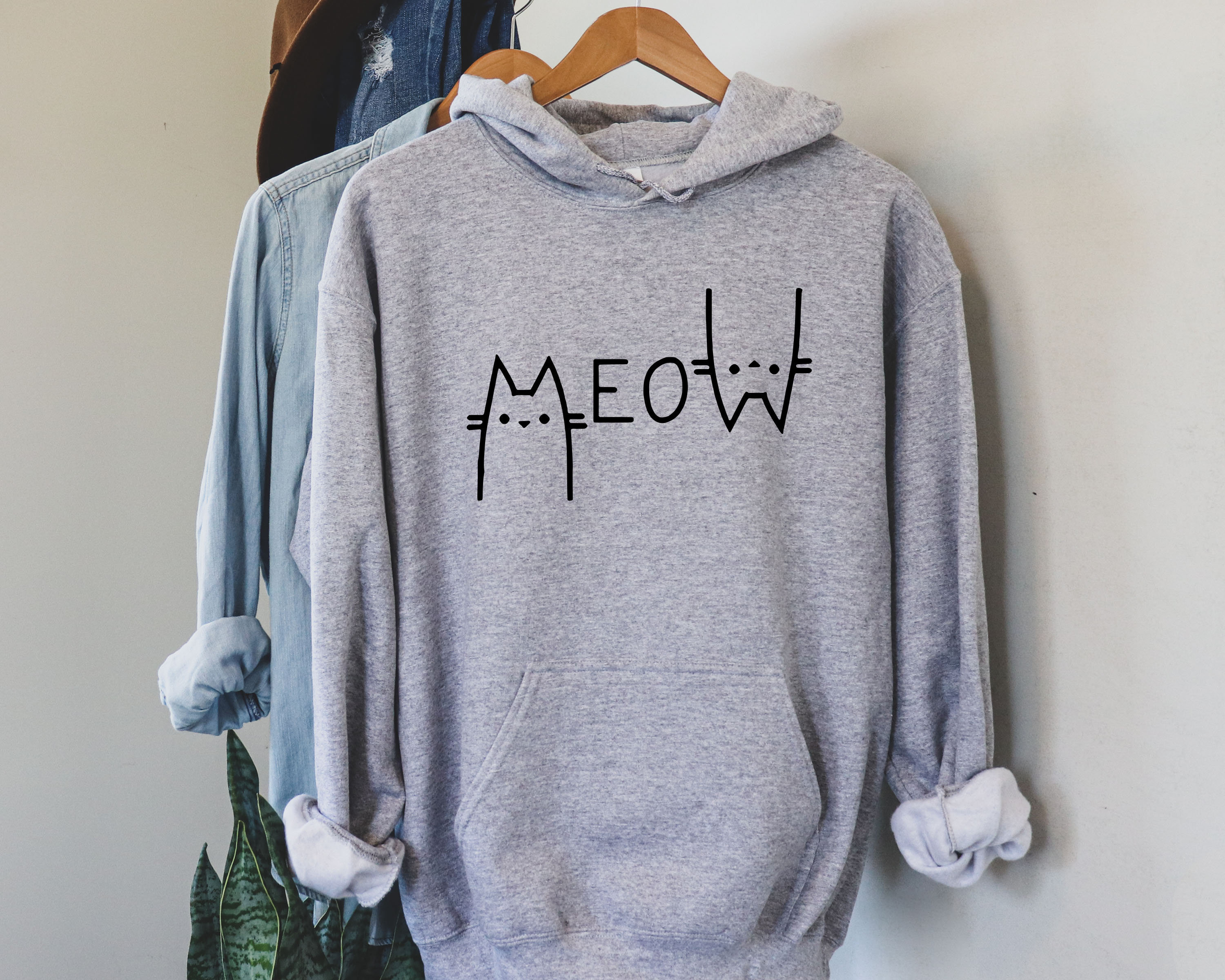 Cat Meows Hoodie Sweatshirt