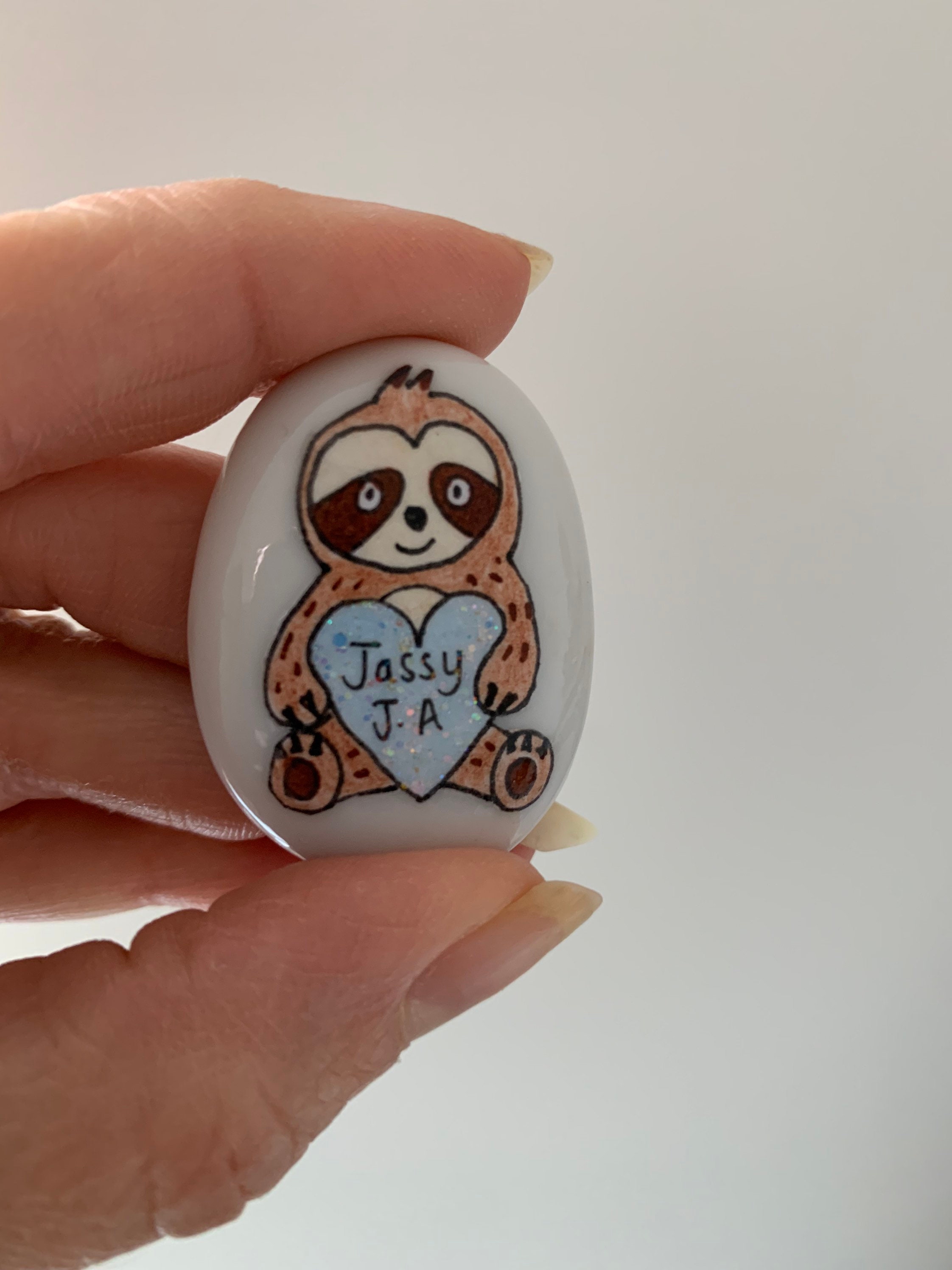 Slothy Pocket Pebble for Positive Vibes