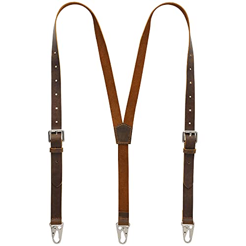 Handmade Leather Suspenders 