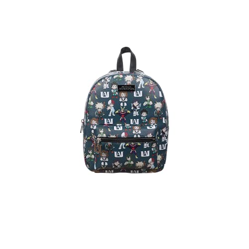Superhero Line-Up Faux Leather Backpack