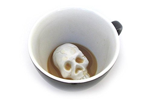 Hidden Skull Ceramic Coffee Cups