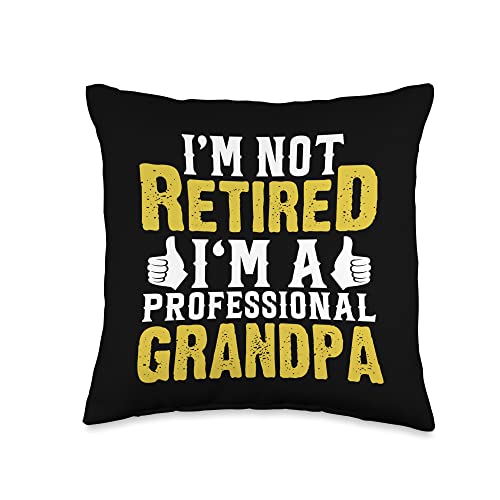 Funny Statement Pillow for Your Retired Loved Ones 