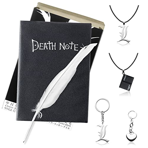Death Notebook Cosplay Necklace Set 