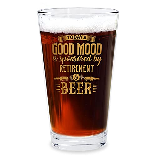 Beer Glass Engraved with a Funny Message 