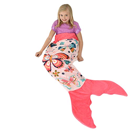 Comfy Wearable Mermaid Fleece Blanket