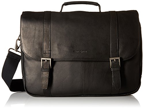 Stylish Leather Flap Over Messenger Bag 
