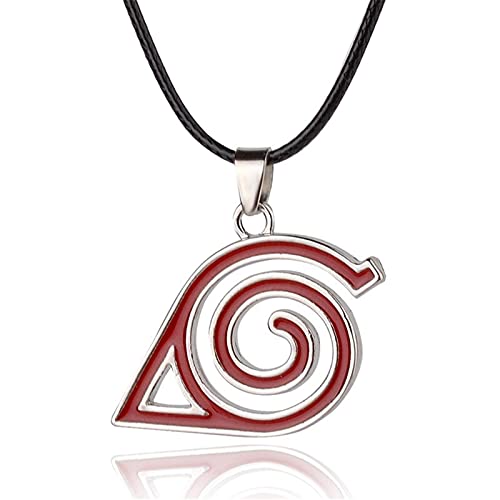 Naruto Japanese Red Cloud Necklace