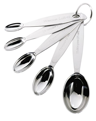 Stainless Steel Silver Measuring Spoon Set 