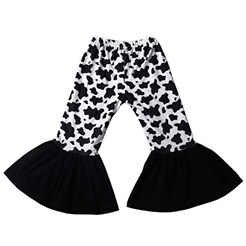 Top-Quality Cow-Design Flared Leggings