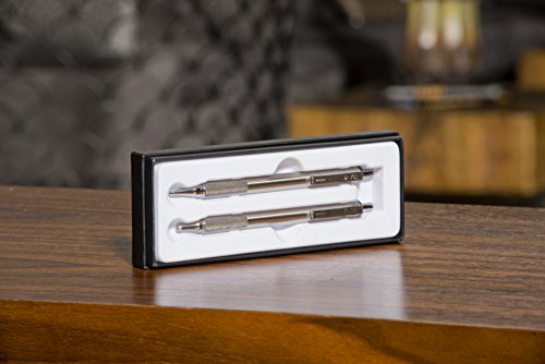 Stunning Steel Mechanical Pen and Pencil Set 