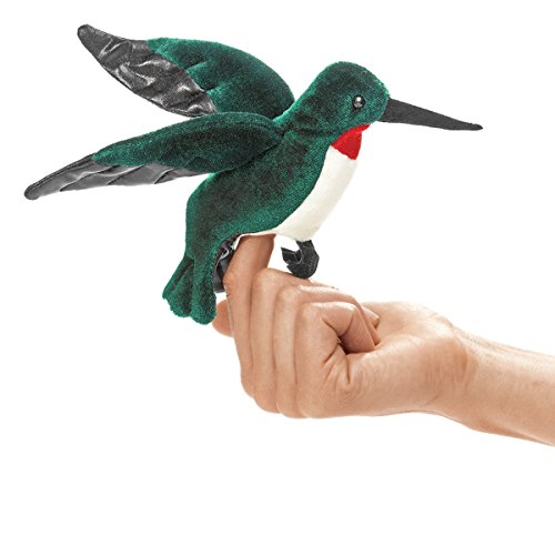 Snug Plush Hummingbird Finger Puppet