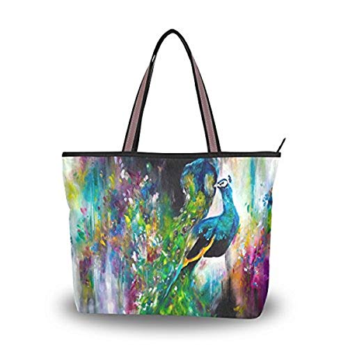 Top-Quality Peacock-Design Shoulder Bag