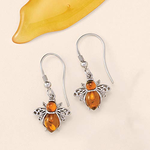 Gorgeous Amber Bumblebee Earrings