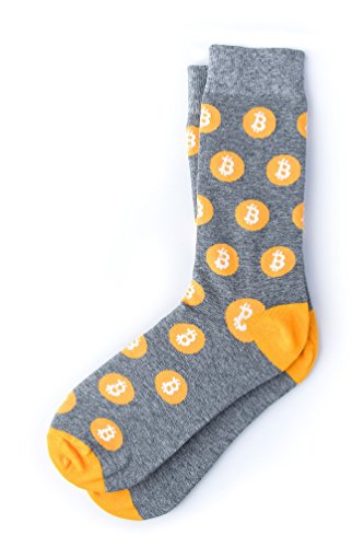 Novelty Bitcoin-Design Dress Socks 