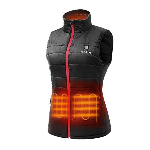 Heated Hoodie Vest with Battery Pack for Women