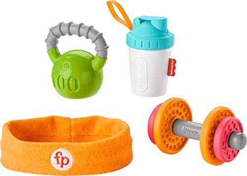 Barbell-Inspired Baby Teether Set