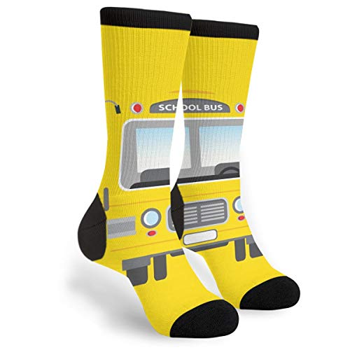 School Bus-Themed Novelty Socks 
